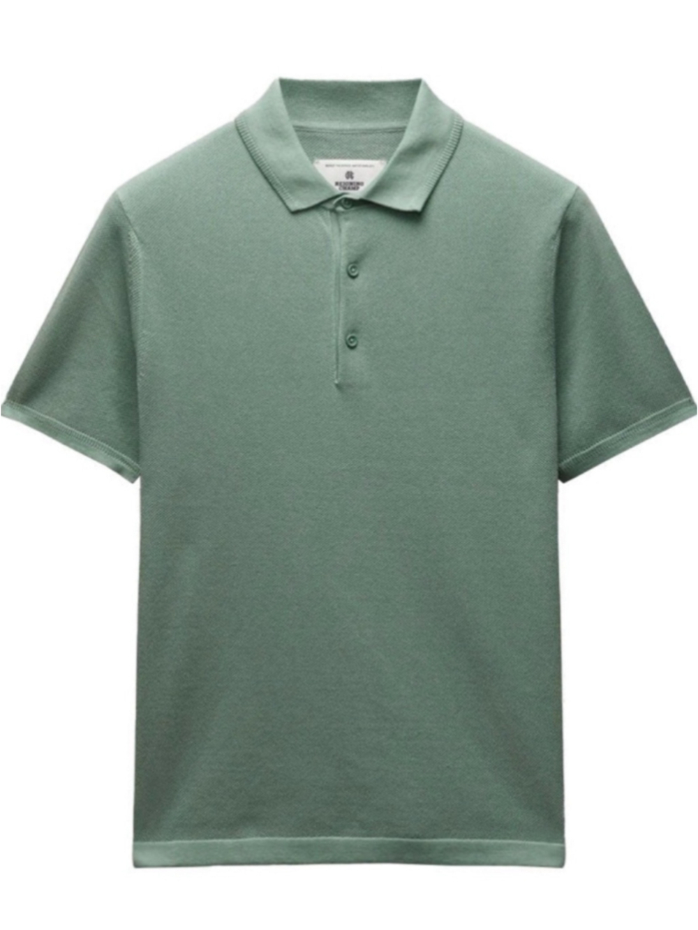 Reigning Champ Men’s Small Supima Cotton Knit Polo golf active preppy athleisure